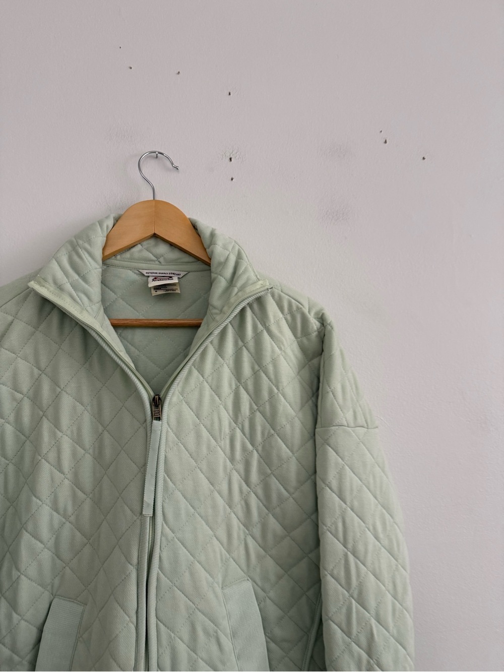 Avalanche Light Green Quilted Lightweight Jacket Zipup NWOT - Picture 3 of 7